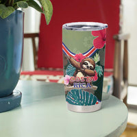 Costa Rica Tumbler Cup Pura Vida Dabbing Sloth