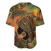 Black Women Baseball Jersey Afro Latina Queen - Wonder Print Shop