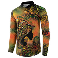 Black Women Button Sweatshirt Afro Latina Queen - Wonder Print Shop