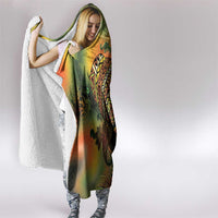 Black Women Hooded Blanket Afro Latina Queen - Wonder Print Shop