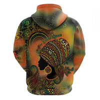 Black Women Hoodie Afro Latina Queen - Wonder Print Shop