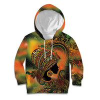 Black Women Kid Hoodie Afro Latina Queen - Wonder Print Shop