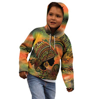 Black Women Kid Hoodie Afro Latina Queen - Wonder Print Shop