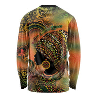Black Women Long Sleeve Shirt Afro Latina Queen - Wonder Print Shop