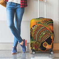 Black Women Luggage Cover Afro Latina Queen - Wonder Print Shop