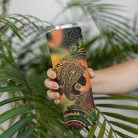 Black Women Skinny Tumbler Afro Latina Queen - Wonder Print Shop