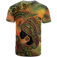 Black Women T Shirt Afro Latina Queen - Wonder Print Shop