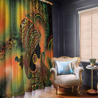 Black Women Window Curtain Afro Latina Queen - Wonder Print Shop