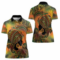 Black Women Women Polo Shirt Afro Latina Queen - Wonder Print Shop