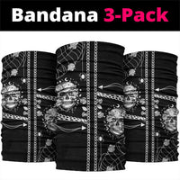 Western Gothic Yoke Neck Gaiter Skull Rose With Spider - Wonder Print Shop