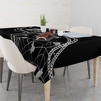 Western Gothic Yoke Tablecloth Skull Rose With Spider - Wonder Print Shop