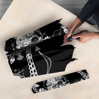 Western Gothic Yoke Umbrella Skull Rose With Spider - Wonder Print Shop