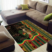 Bolivia Area Rug The Llama With Kantuta Over Andean Patterns - Wonder Print Shop