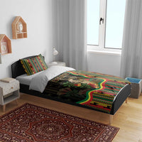 Bolivia Bedding Set The Llama With Kantuta Over Andean Patterns - Wonder Print Shop