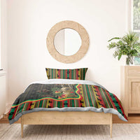 Bolivia Bedding Set The Llama With Kantuta Over Andean Patterns - Wonder Print Shop