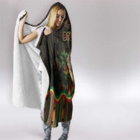Bolivia Hooded Blanket The Llama With Kantuta Over Andean Patterns - Wonder Print Shop