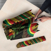 Bolivia Umbrella The Llama With Kantuta Over Andean Patterns - Wonder Print Shop