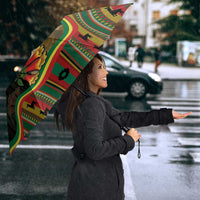 Bolivia Umbrella The Llama With Kantuta Over Andean Patterns - Wonder Print Shop