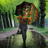 Bolivia Umbrella The Llama With Kantuta Over Andean Patterns - Wonder Print Shop