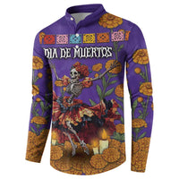 Day Of The Dead Button Sweatshirt Viva La Vida - Wonder Print Shop