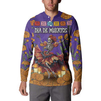 Day Of The Dead Button Sweatshirt Viva La Vida - Wonder Print Shop