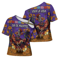 Day Of The Dead Cross Shoulder Shirt Viva La Vida - Wonder Print Shop