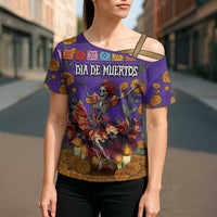 Day Of The Dead Cross Shoulder Shirt Viva La Vida - Wonder Print Shop