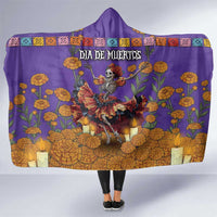 Day Of The Dead Hooded Blanket Viva La Vida - Wonder Print Shop