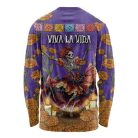 Day Of The Dead Long Sleeve Shirt Viva La Vida - Wonder Print Shop