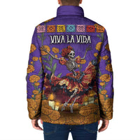 Day Of The Dead Padded Jacket Viva La Vida - Wonder Print Shop