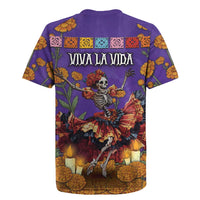 Day Of The Dead Rugby Jersey Viva La Vida - Wonder Print Shop