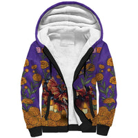 Day Of The Dead Sherpa Hoodie Viva La Vida - Wonder Print Shop