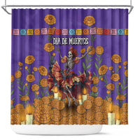 Day Of The Dead Shower Curtain Viva La Vida - Wonder Print Shop