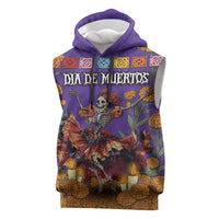 Day Of The Dead Sleeveless Hoodie Viva La Vida - Wonder Print Shop