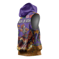 Day Of The Dead Sleeveless Hoodie Viva La Vida - Wonder Print Shop