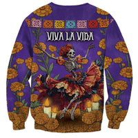Day Of The Dead Sweatshirt Viva La Vida - Wonder Print Shop