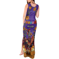 Day Of The Dead Tank Maxi Dress Viva La Vida - Wonder Print Shop