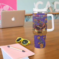 Day Of The Dead Tumbler With Handle Viva La Vida - Wonder Print Shop