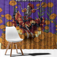 Day Of The Dead Window Curtain Viva La Vida - Wonder Print Shop