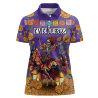 Day Of The Dead Women Polo Shirt Viva La Vida - Wonder Print Shop
