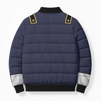 George Armstrong Custer Bomber Puffer Jacket Soldier Costume - Wonder Print Shop