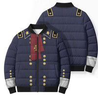 George Armstrong Custer Bomber Puffer Jacket Soldier Costume - Wonder Print Shop