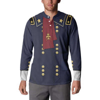 George Armstrong Custer Button Sweatshirt Soldier Costume - Wonder Print Shop