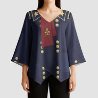 George Armstrong Custer Kimono Sleeve Blouse Soldier Costume - Wonder Print Shop