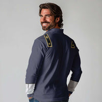 George Armstrong Custer Long Sleeve Polo Shirt Soldier Costume - Wonder Print Shop