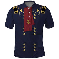 George Armstrong Custer Polo Shirt Soldier Costume - Wonder Print Shop