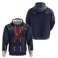 George Armstrong Custer Zip Hoodie Soldier Costume - Wonder Print Shop