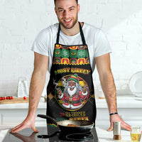 Jamaica Christmas Apron Most Likely To Smoke With Santa - Wonder Print Shop