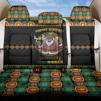 Jamaica Christmas Back Car Seat Cover Most Likely To Smoke With Santa - Wonder Print Shop