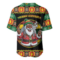 Jamaica Christmas Baseball Jersey Most Likely To Smoke With Santa - Wonder Print Shop